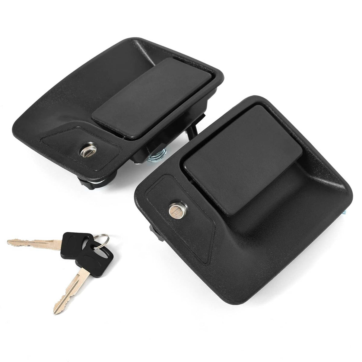 Solid Spare Ignition Door Lock Cylinder For F250 F350 F450 F550 Super Duty w/Handles 99-16