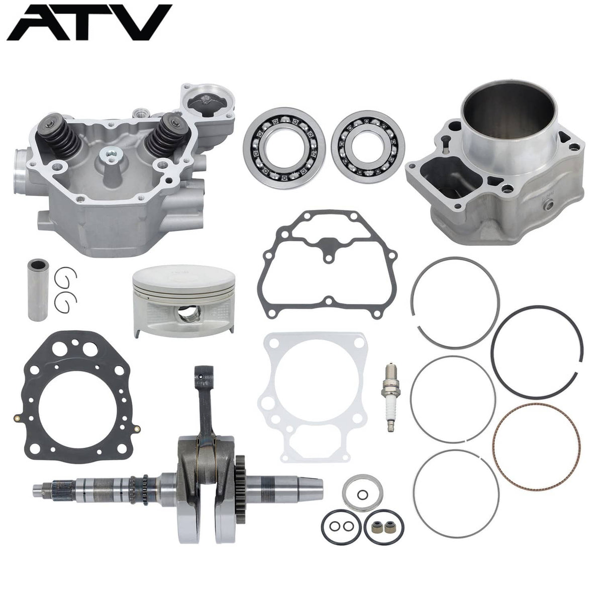 Solidspare Crankshaft Cylinder Head bearing Rebuild Kit For Honda Foreman TRX500 2012-2022