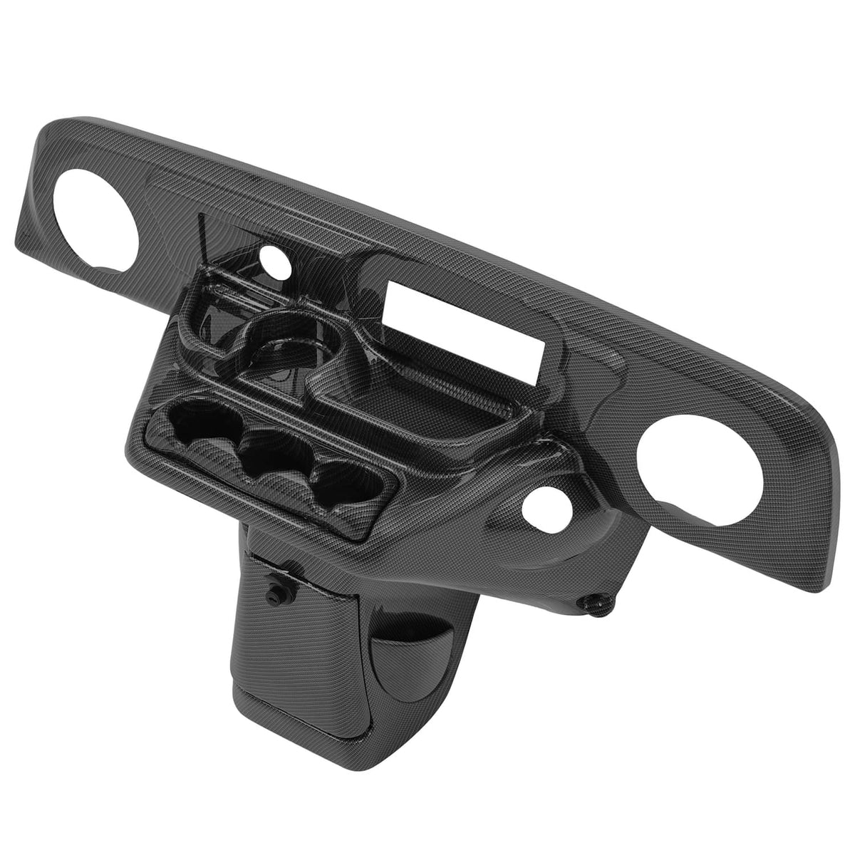 Solidspare Carbon Fiber Style Dash Dashboard W/ Radio Speaker Cutout For EZGO TXT 96-13
