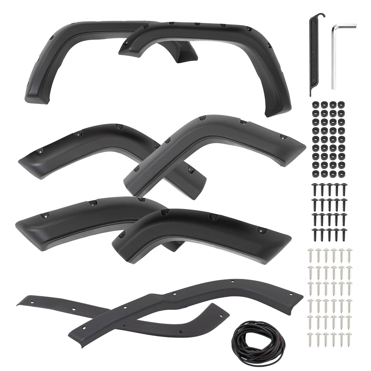 Solidspare Fender Flares For Jeep Cherokee XJ Sport Utility 4-Door 1984-2001 2000 1999 1998