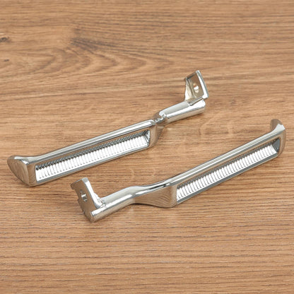 Solid Spare For F-150 F-250 F-350 Bronco 87-96 Chrome Metal Inside Interior Door Handle 2pcs