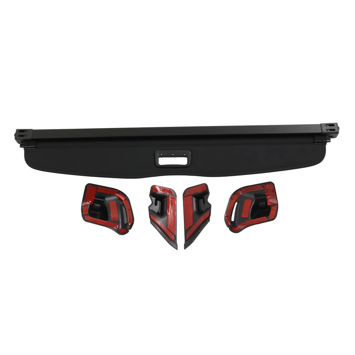 Solidspare For 2020-2024 Tesla Model Y Retractable Trunk Cargo Cover Luggage Shade Shield