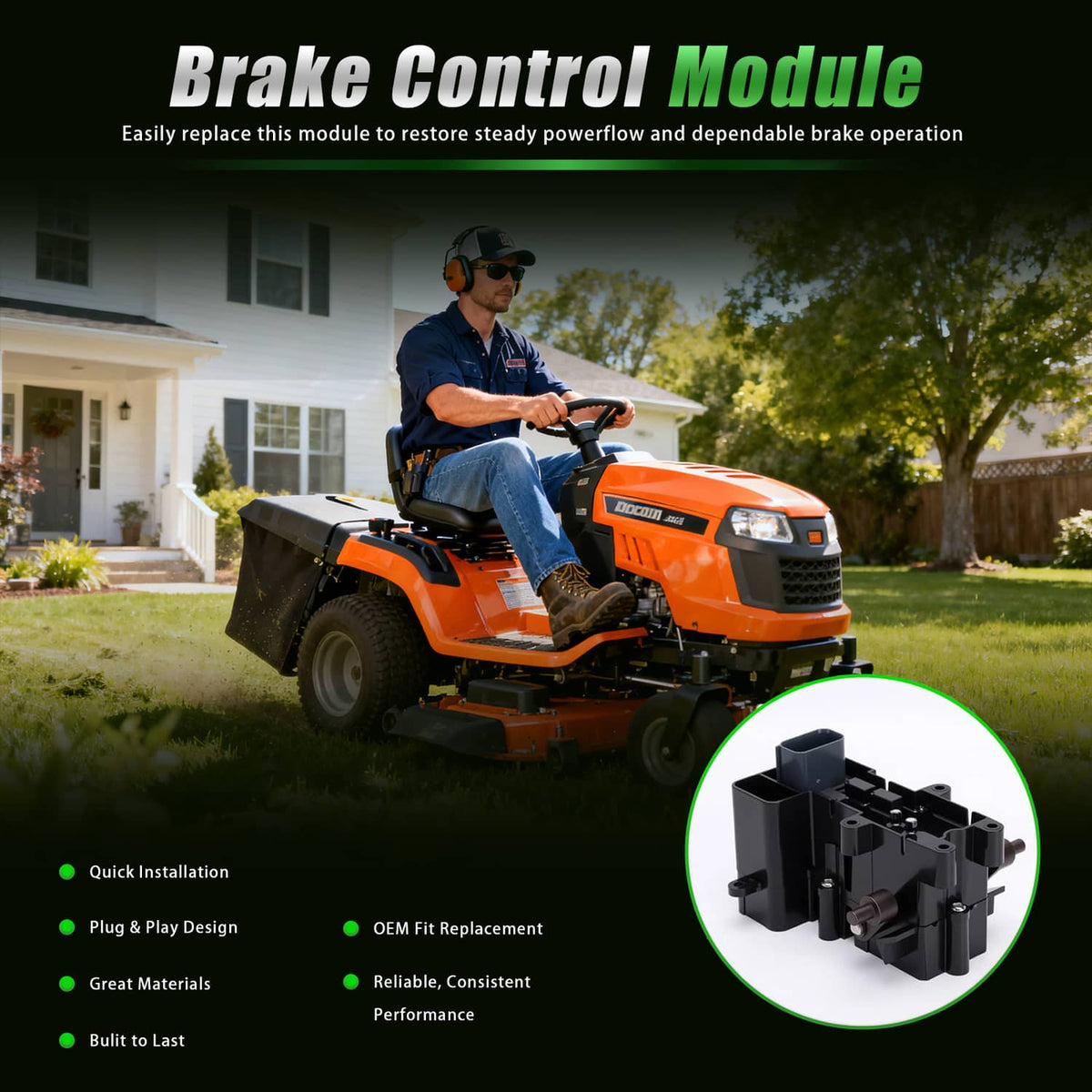 Solidspare Brake Box ASM Brake Control Module For Toro Timecutter Exmark 136-4213 130-6892