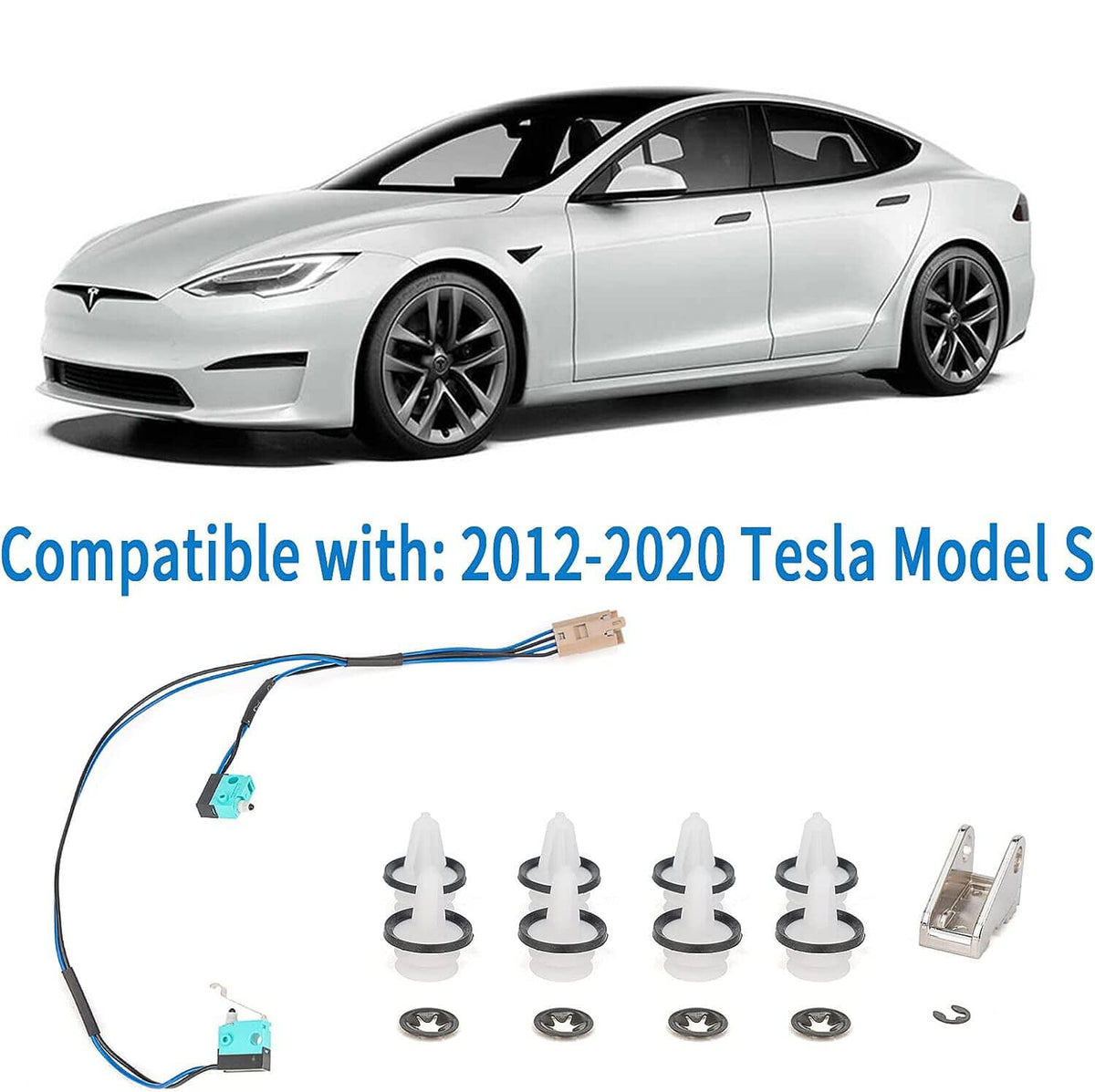 Solidspare New Door Handle Upgrade Rebuild Kit 1042845-00-A/B For 2012-2017 Tesla Model S