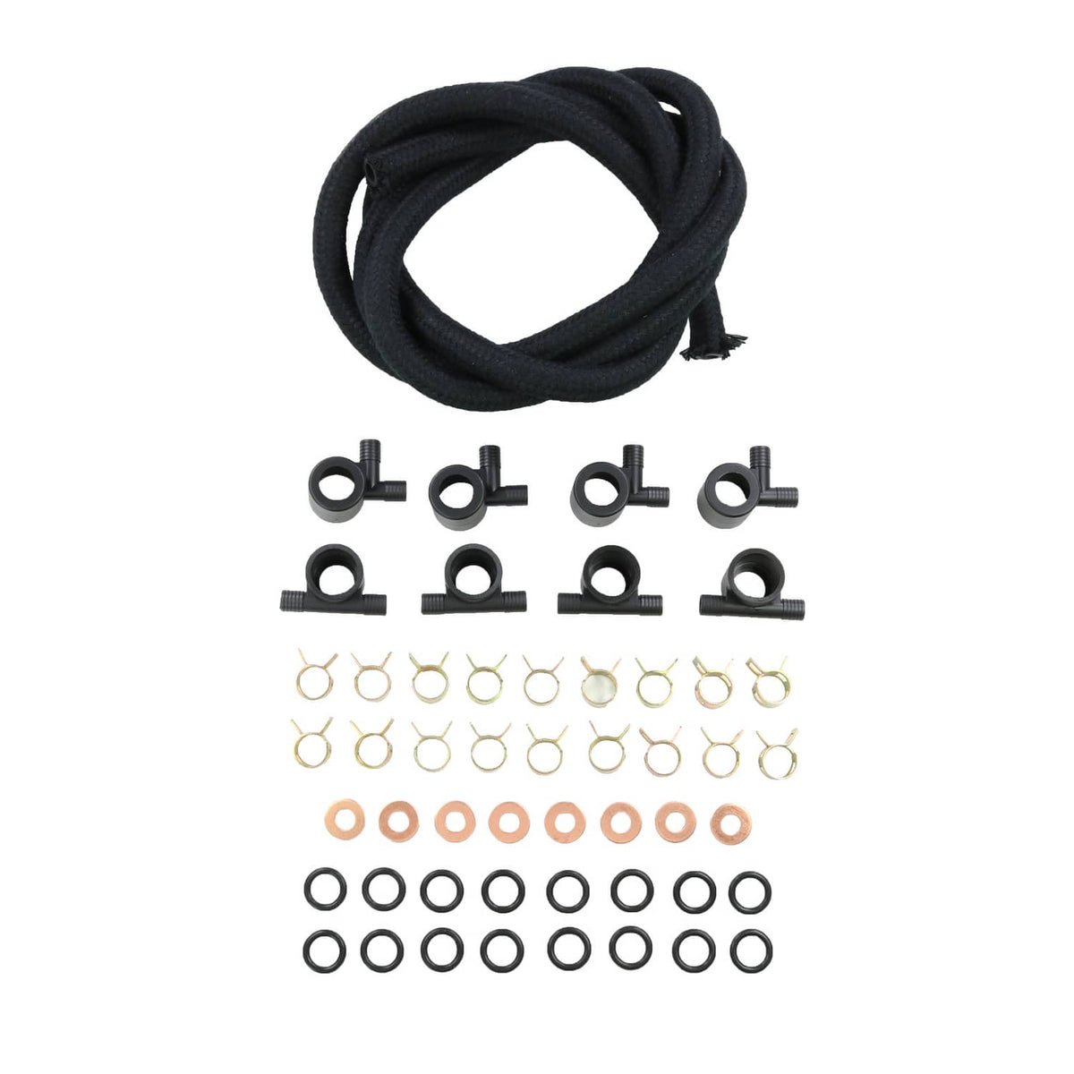 Solidspare JDMSPEED Fuel Injector Return Line Kit for Ford 7.3 7.3L Diesel Trucks 1988-1994