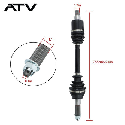 Solidspare CV Axles Drive Shaft Rear Left and Right For Polaris RZR 800 2008-2013 1332444