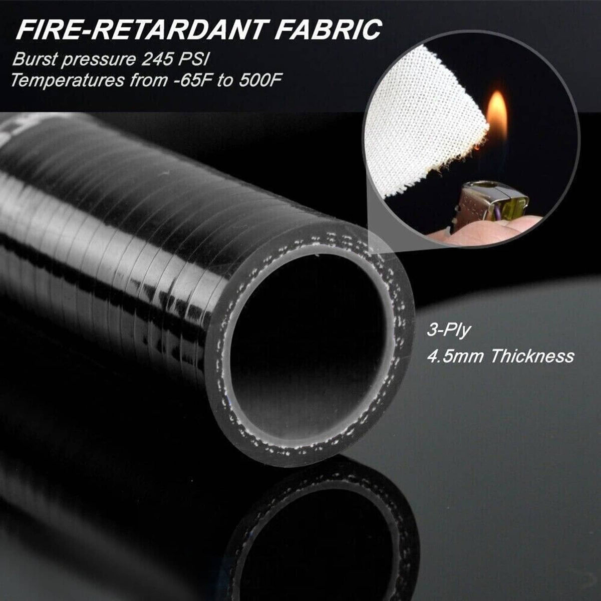 Solidspare Silicone Radiator Heater Hose Kit Fits For Honda Civic D15 D16 EG EK 1992-2000