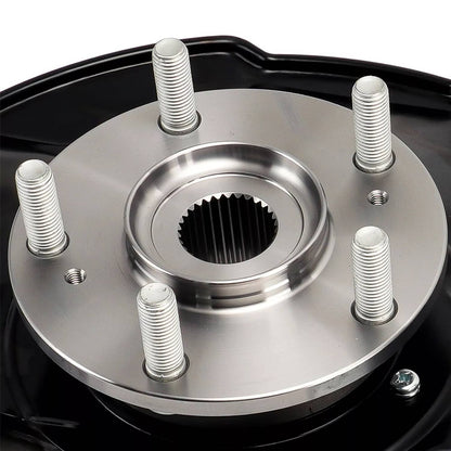 Solidspare Front Left&Right Wheel Hub Bearing & Steering Knuckle For Honda Accord 2008-2012