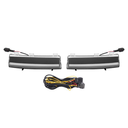 Solid Spare 2PCS LED Turn Signal Lights Side Marker Lamps+DRL For Nissan 350Z LCI 2006-2009