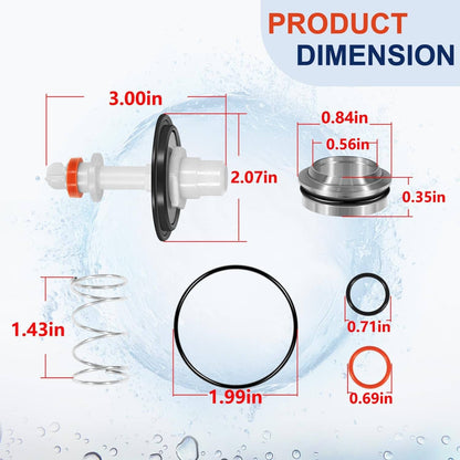 Solid Spare for Watts 009M3 3/4" Total Relief Valve Repair Kit 0888524 888524 RK 009M3 VT