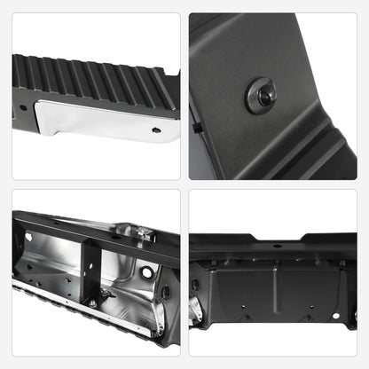 Solidspare For 2008-2016 Ford F250 F350 Super Duty Rear Step Bumper Assembly w/ Sensor Hole