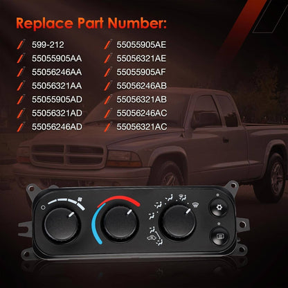 Solidspare A/C Heater Climate Control Module 599-212 For 2002-2005 Dodge Ram 1500 2500 3500