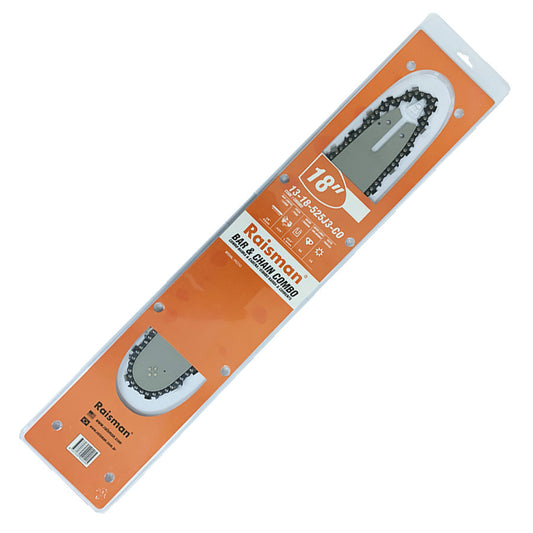 Solid Spare 18" GUIDE BAR .325-063-68 MS200 MS210 MS250 REPLACES 183SLBA074 AND CHAIN