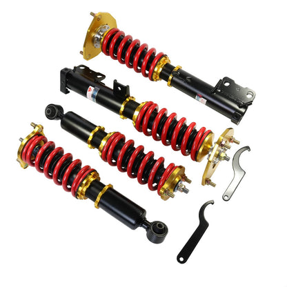 Solidspare Full Coilovers For 2000-2005 Mitsubishi Eclipse 3rd-Gen D53A / D52A Adj Height