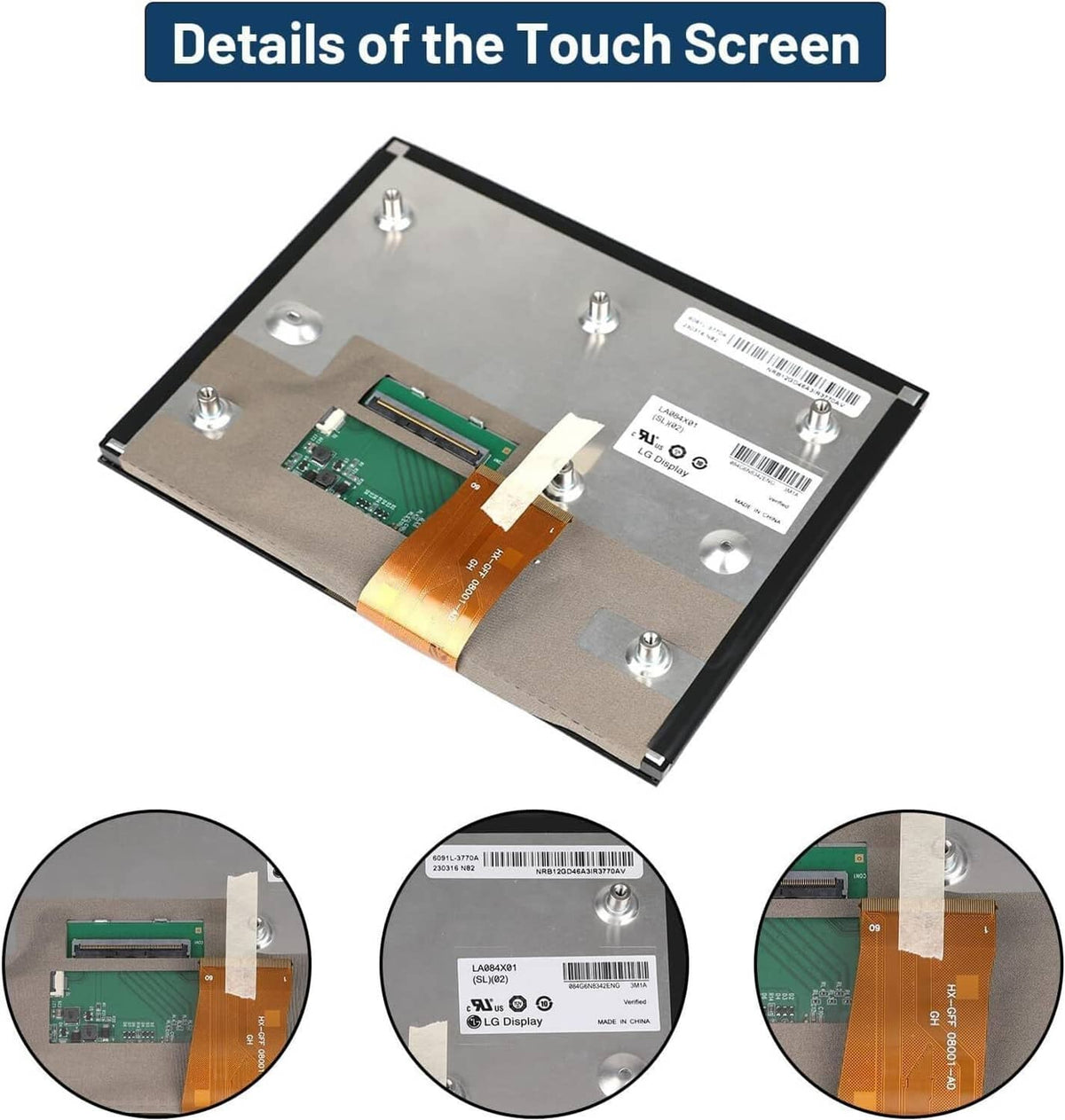 Solidspare 8.4" Uconnect Radio Navigation LCD Touch Screen Display For Jeep Dodge Grand RAM