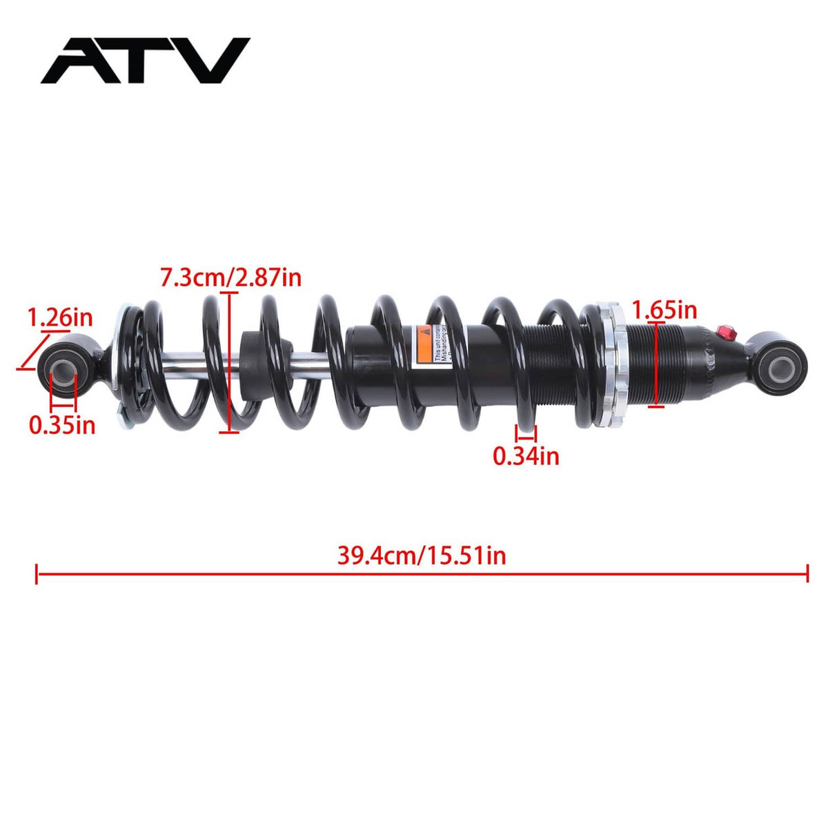 Solidspare 2002-2008 For Yamaha Grizzly 660 4x4 (YFM660F) Front Shocks 5KM-23350-00-00 2pcs