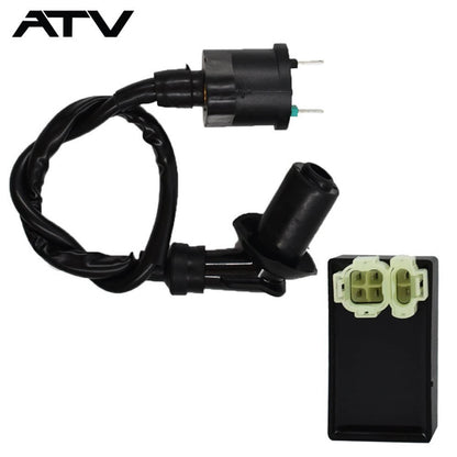 Solidspare CDI Box + Ignition Coil For Honda FourTrax 300 TRX300 TRX300FW 1988-1992