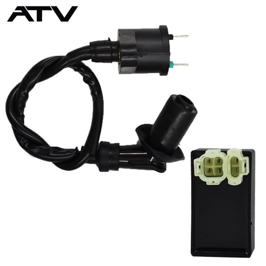Solidspare CDI Box + Ignition Coil For Honda FourTrax 300 TRX300 TRX300FW 1988-1992