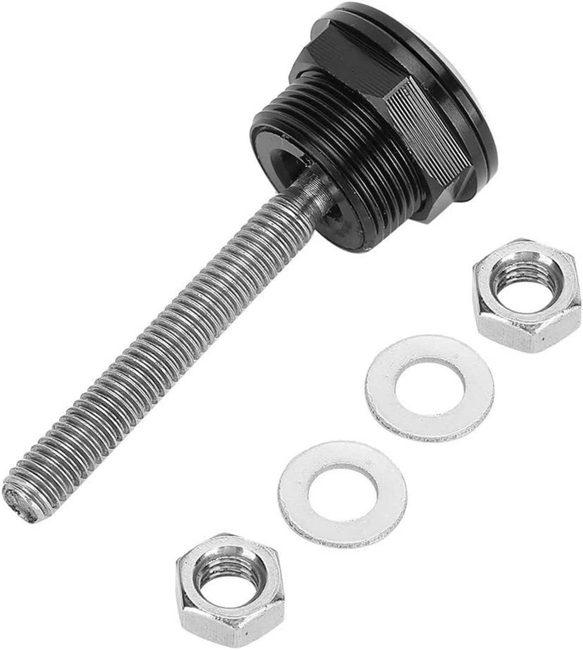 Solidspare 4Pcs Push Button Quick Release Hood Bonnet Pins Lock Clip Car Bumper Latch Set