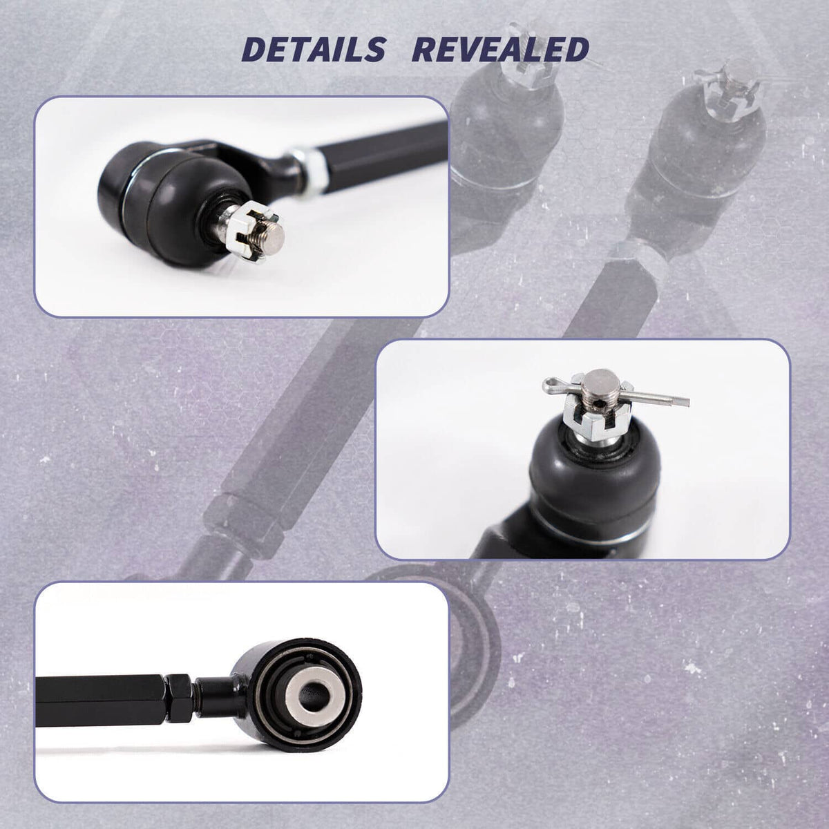 Solidspare 6pcs Rear Upper & Lower Control Toe Camber Arms For 2004-2008 Acura TSX 04-08