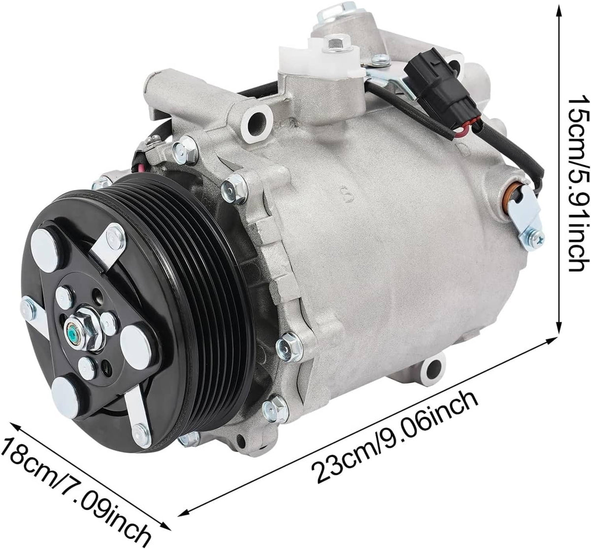 Solidspare New AC Compressor IG580 Fits For Honda CR-V 2.4L 2007 2008 2009 2010 2011 2012