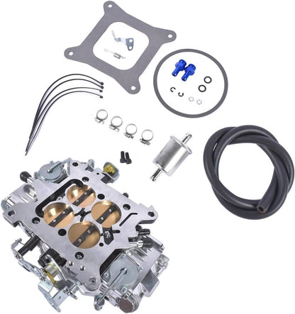 Solidspare 750 CFM Billet Aluminum 4 Barrel Double Pumper Race Carburetor BR-67200 Gasoline
