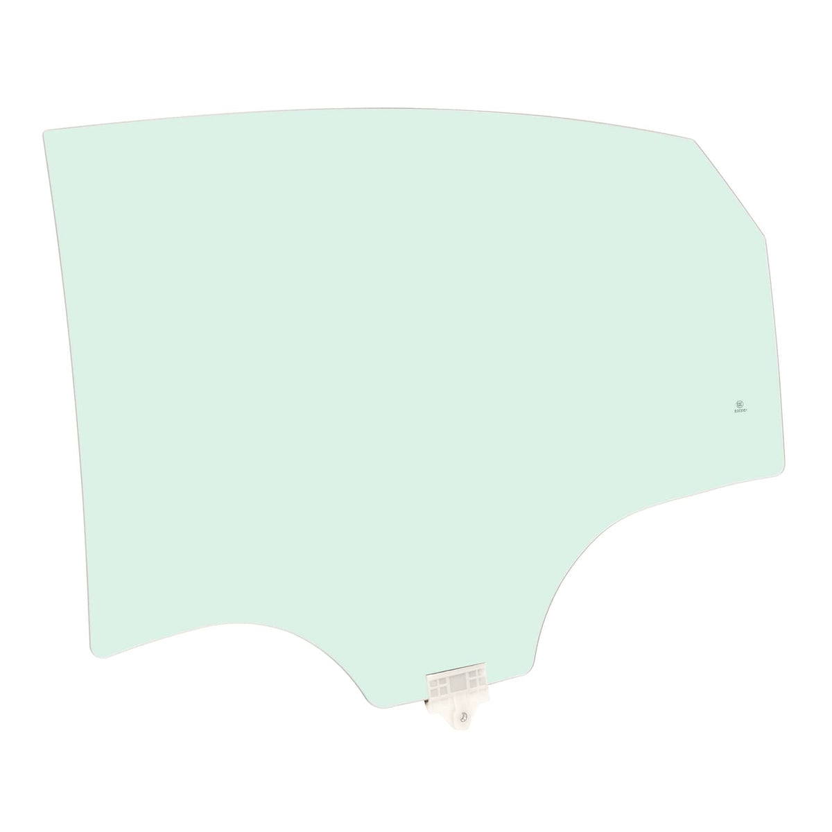 Solid Spare For 19-24 Kia Forte Sedan Driver Side Left Rear Door Window Glass Tempered Glass
