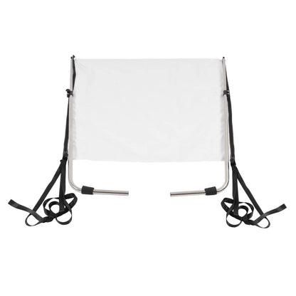 Solidspare White Boat Sun Shade 304 Stainless Steel+Fabric Canopy For Universal Boat