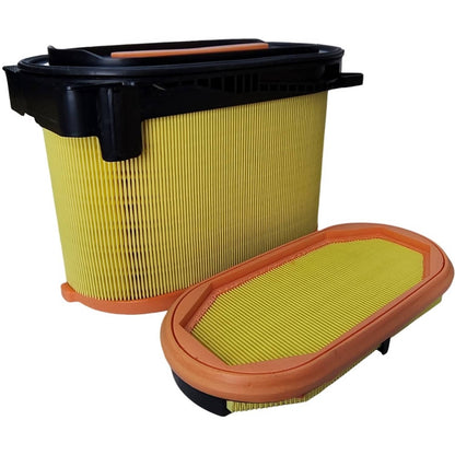 Solid Spare Air Filter Set 3466688 3466687 Fit Caterpillar D3K2 LGP D3K2 XL D4K2 LGP D4K2 XL