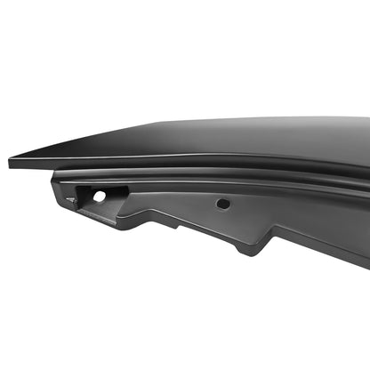Solid Spare For Nissan Versa Note 2014-2016 NI1201100 Black Grille Cover Hood Molding ABS