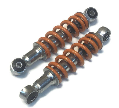 (2) 195mm Mechanical Shock Absorber 8mm ID for Go Kart Cart Minibike Mini Bike