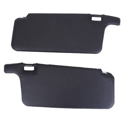 Solidspare Black For 1996-2001 Honda Civic Sun Visors Left Driver & Right Passenger Set