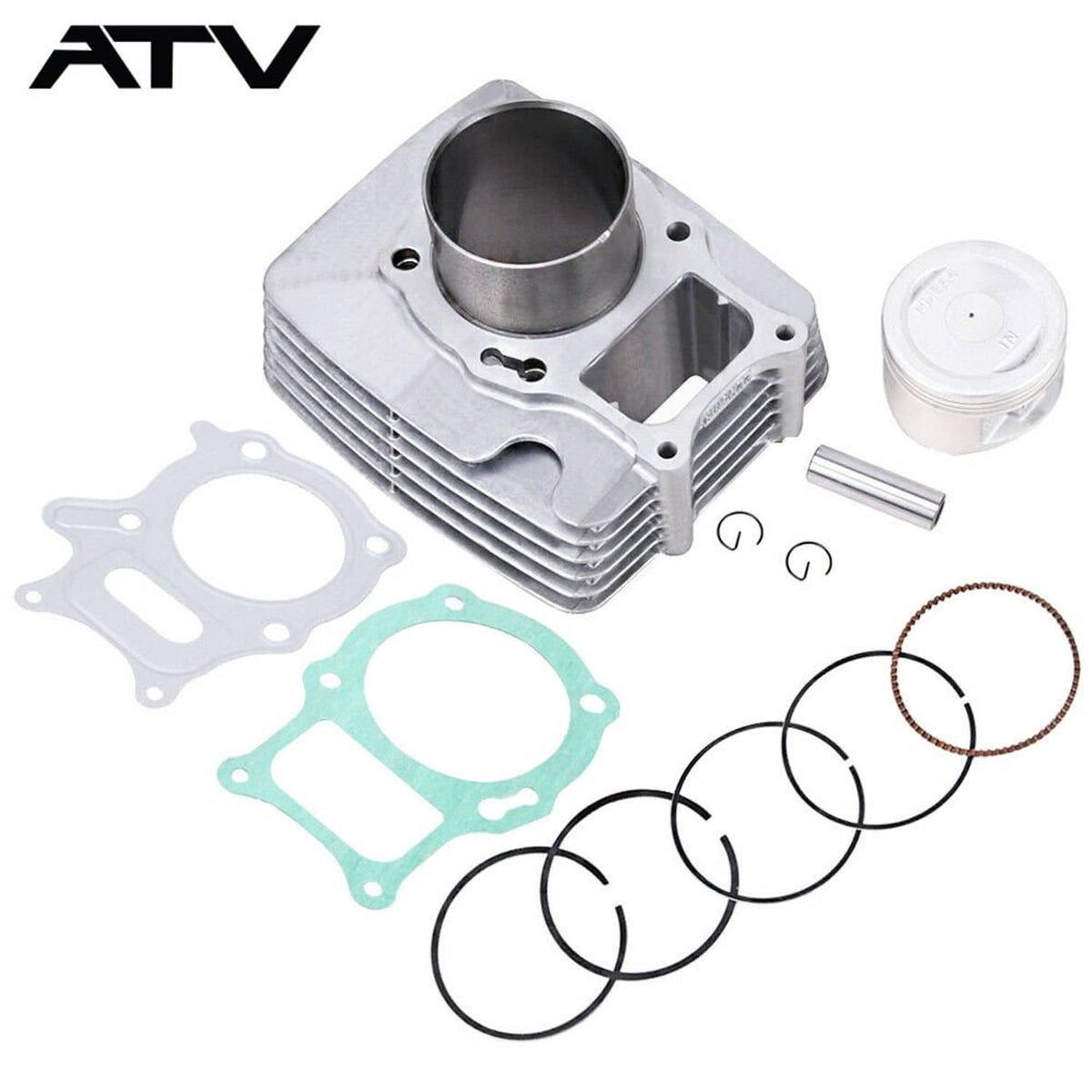 Solidspare For Honda TRX250TM TRX250 Tm Recon 250 2002-2014 Cylinder Piston Top End Kit