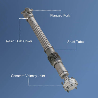 Solidspare Front Driveshaft Prop Shaft 52853321AC For Jeep Wrangler 2007-2011 938-102