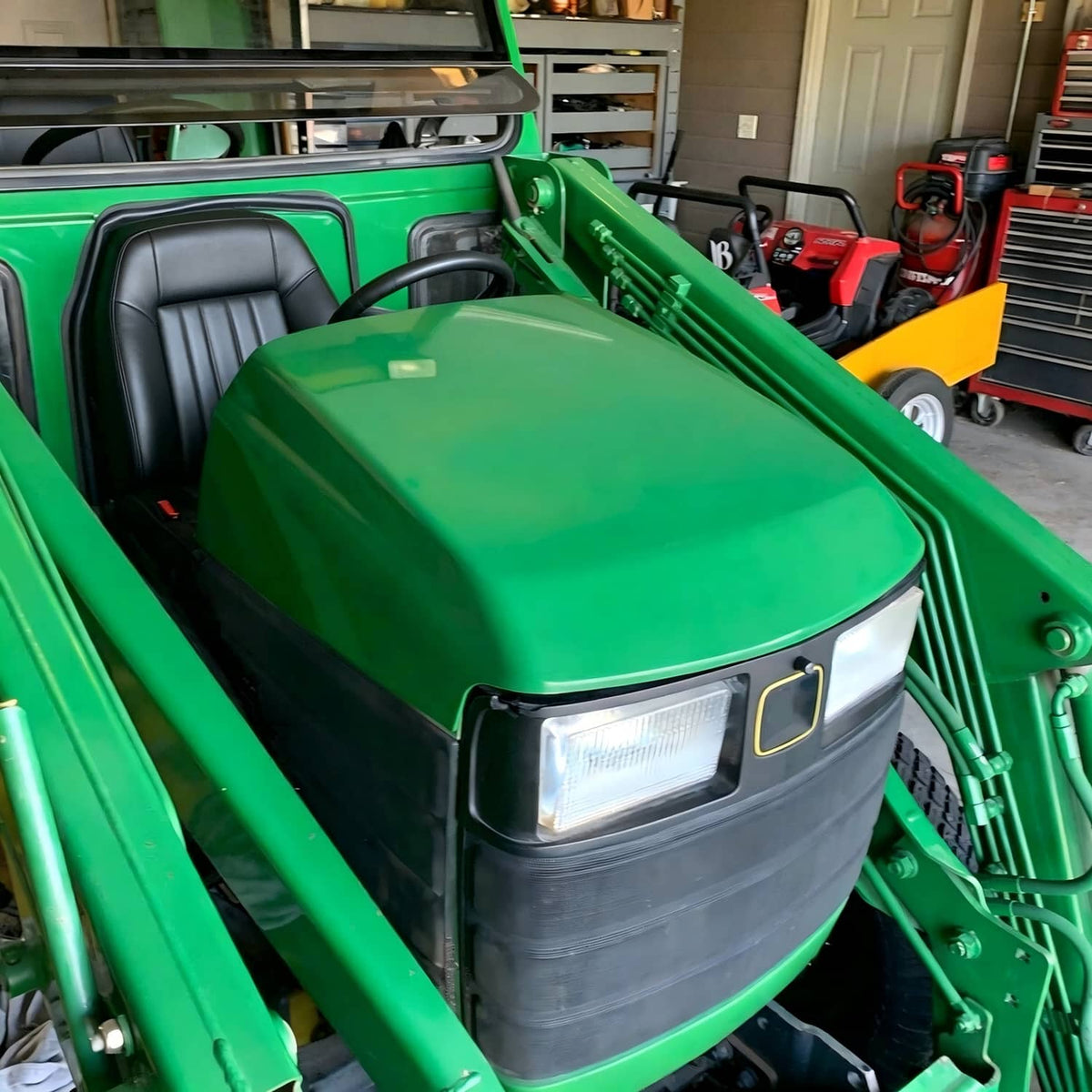 Solidspare For John Deere 4200 4210 4300 4310 4400 4410 Grille + Upper Hood + Cowl Covers