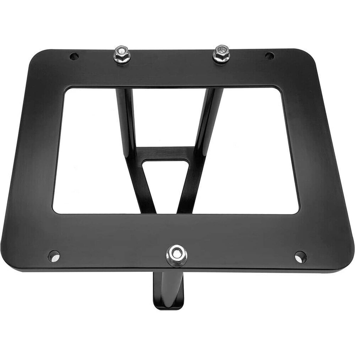 Solidspare Billet Aluminum Black Battery Tray Hold Down Trunk Relocation Box Racing Mount
