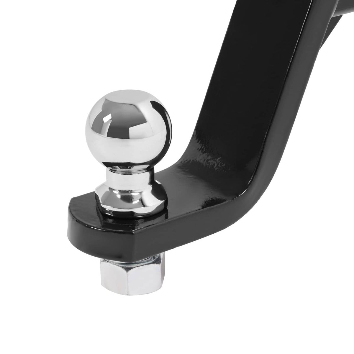 Solid Spare Trailer Hitch Ball Mount with 2" Ball & Pin Fits 2" Receiver 7500 lbs 6"Drop