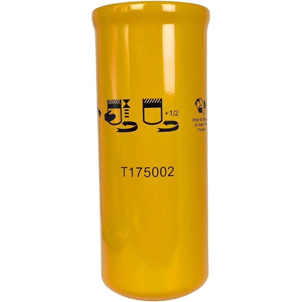 Solid Spare Hydraulic Oil Filter T175002 D120594 for John Deere 450H 550 550H 605C 850J 700H
