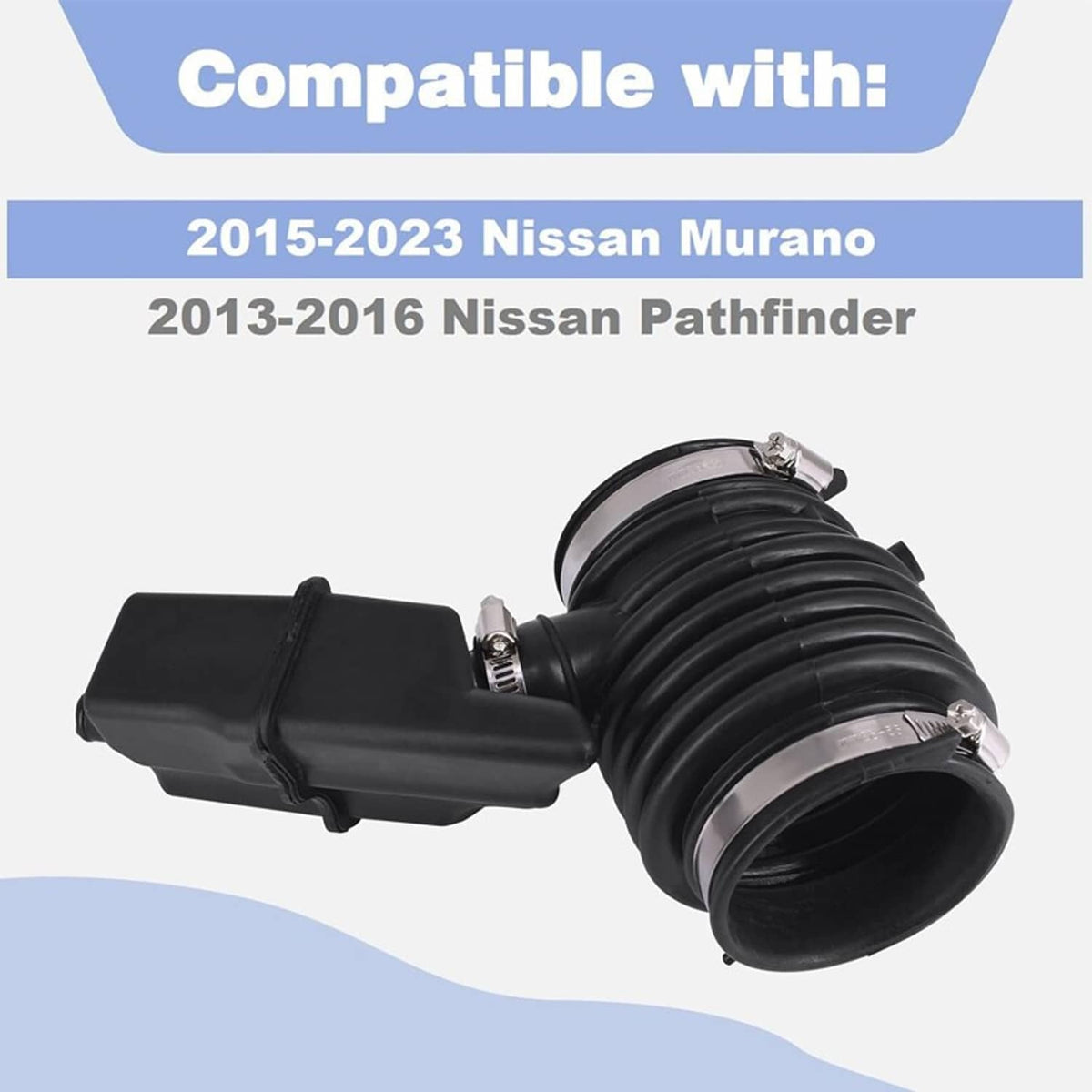 Solidspare Engine Air Intake Duct Hose For 2013-2016 Nissan Pathfinder 3.5L 16576-3JA0A