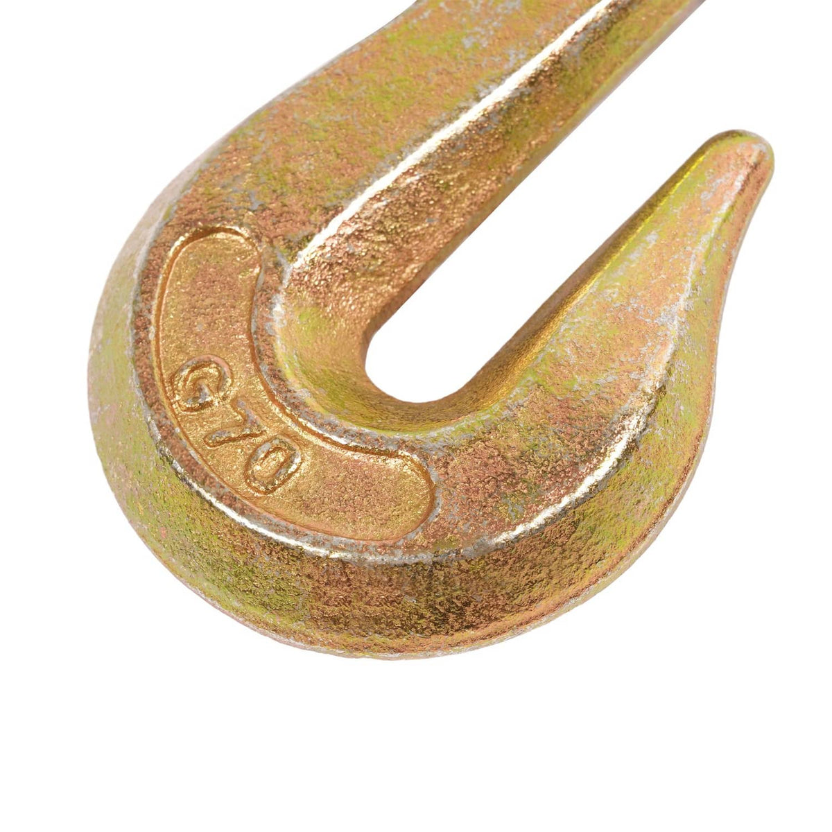 Solid Spare 10 Pack G70 3/8'' Clevis Grab Hook Tow Chain Hook Tie Down Flatbed Truck Trailer
