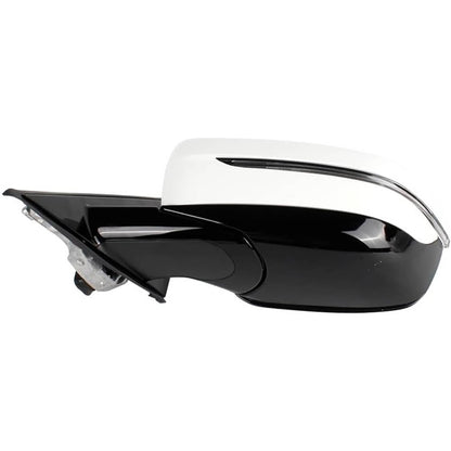 Solidspare Left Driver Side Mirror w/Blind Spot White For 2019-2023 BMW 320i 330i 330e