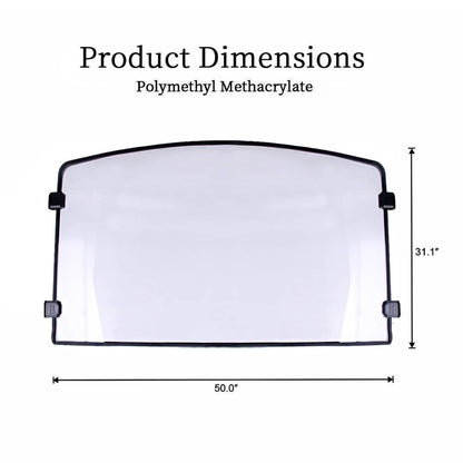 Solidspare Polycarbonate Full Windshield For Polaris Ranger XP 570 2015-16 XP 900 2013-19