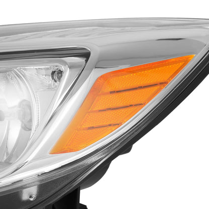 Solid Spare Clear Lens Halogen Left Driver Side Headlight For Ford Focus 2012-2014 W/Bulb