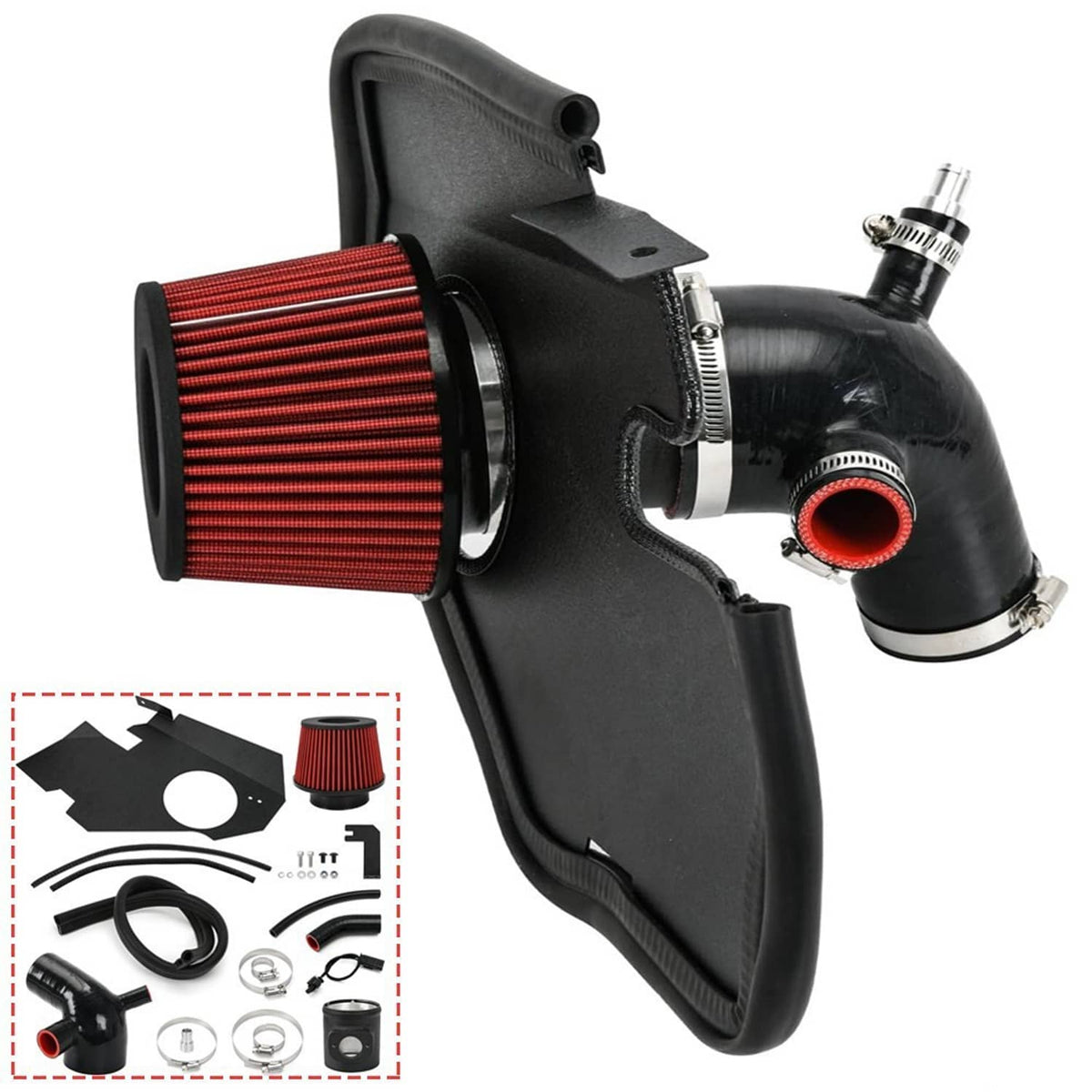 Solidspare Cold Air Intake System For 2010-2016 BMW 535i 535i xDrive F10 F11 N55 3.0T Turbo