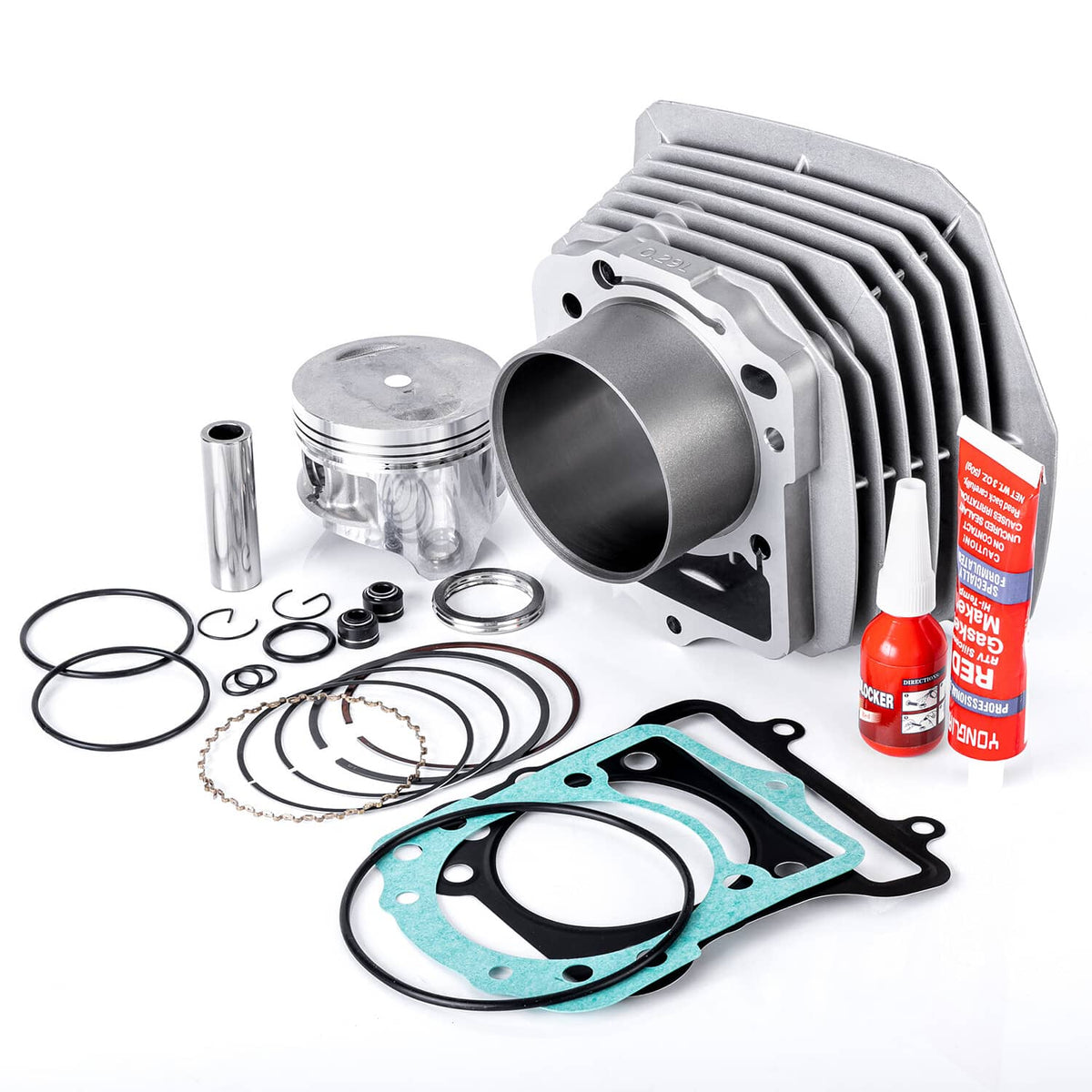 Solidspare Cylinder Piston Top End Rebuild Kit For Kawasaki Bayou KLF300B KLF300C 1989-2004