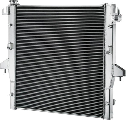 Solidspare 2 Row Radiator For 2003-2009 Dodge Ram 2500 3500 5.9L 6.7L Diesel Cummin Silver