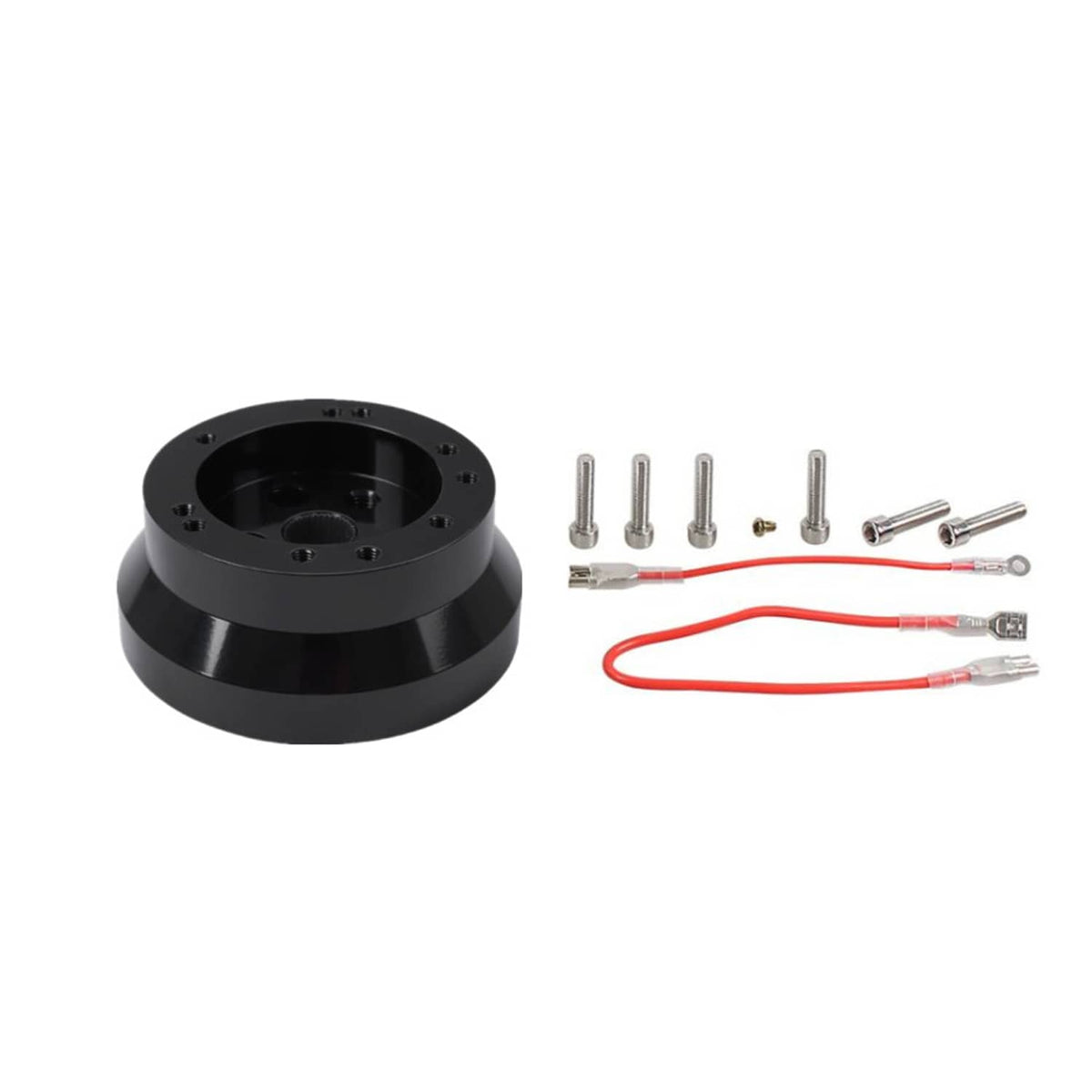 Solidspare For GM Chevy 5&6 Hole Steering Wheel Polished Hub Adapter Flaming River Ididit