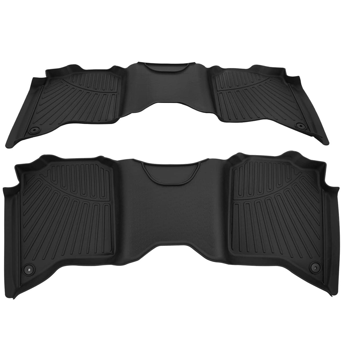 Solidspare 3Pcs Floor Mats for Dodge Ram 2500 / 3500 Crew Cab 2019 2020 2021 2022 2023 2024