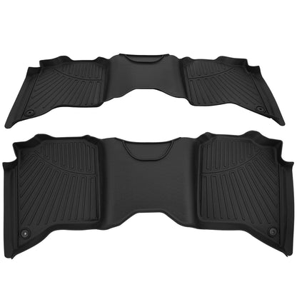 Solidspare 3Pcs Floor Mats for Dodge Ram 2500 / 3500 Crew Cab 2019 2020 2021 2022 2023 2024