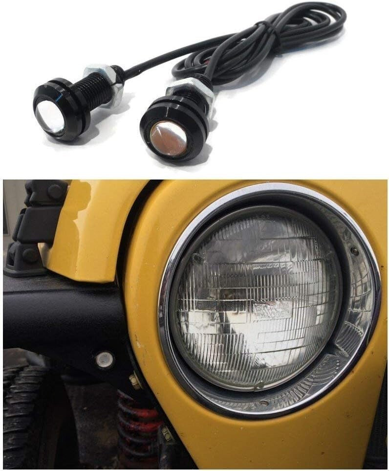 AMBER LED Front Turn Signal Kit for Tube/Flat Fender for Poison Spyder Genright